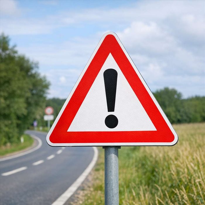 Panneau triangle à bord rouge : signification, danger et réflexes