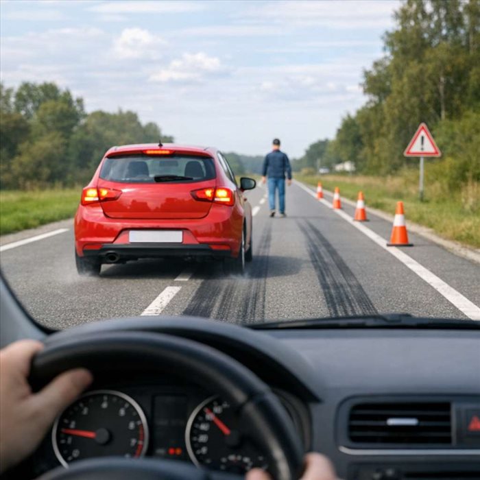 Distance d’arrêt en conduite : définition et calcul simple
