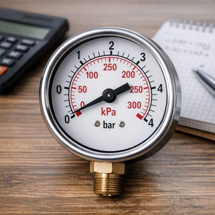 250 kPa en bar : conversion simple et rapide