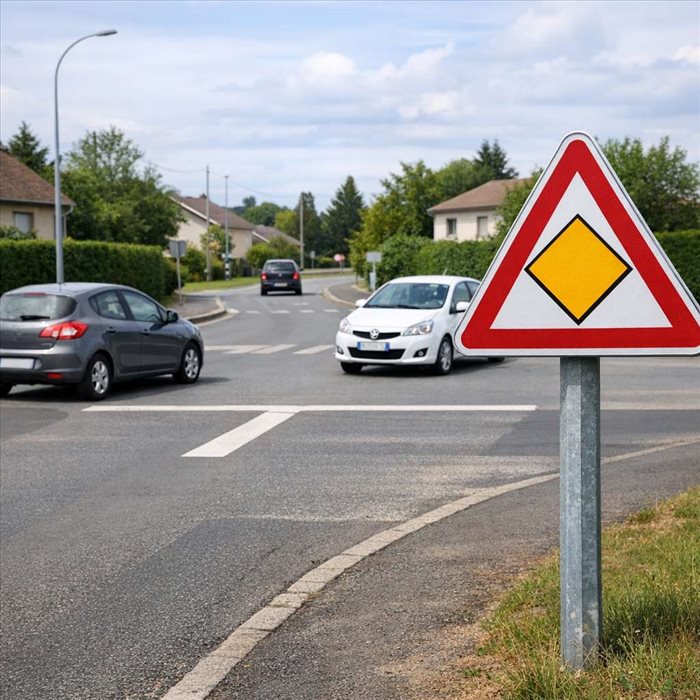 Priorité à droite en intersection : règle, cas et erreurs