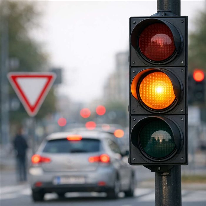 Pourquoi le feu orange impose-t-il l’arrêt ? Règle, cas et risques