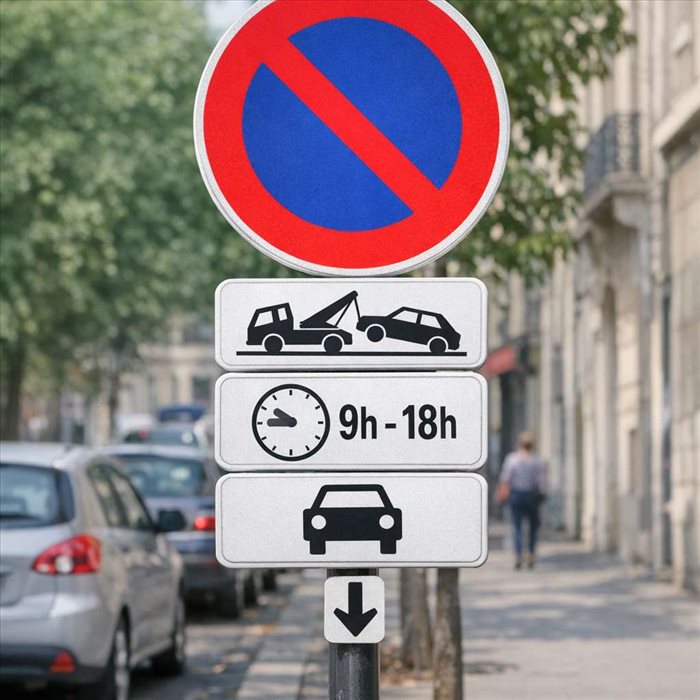 Comment lire les panonceaux sous un panneau de stationnement ?