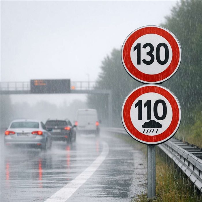 Limitation de vitesse sous la pluie : pourquoi faut-il ralentir ?